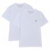 Lot de 2 T-shirts Blanc Homme Calvin Klein Monologo