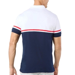 Polo Marine/Blanc Homme Fila Primo