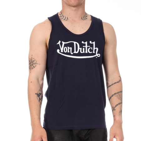 Débardeur Marine Homme Von Dutch Poitrine