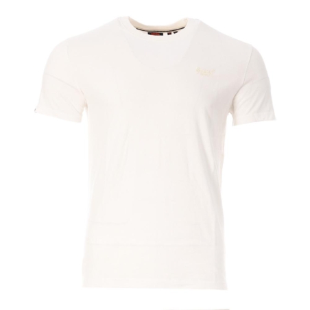 T-shirt Beige Homme Superdry Vintage LogoR6Ts