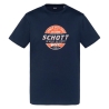 T-shirt Marine Homme Schott TSUSTOUR