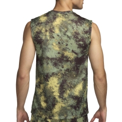 Débardeur Vert Homme Nike Camo