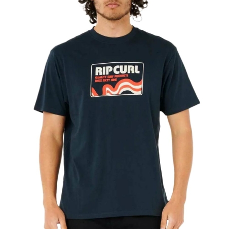 T-Shirt Marine Homme Rip Curl Surf Revival