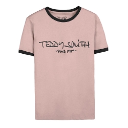 T-Shirt Rose Homme Teddy Smith Ticlass