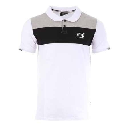 Polo Blanc Homme Hungaria Bennett