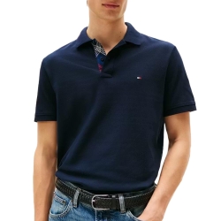 Polo Marine Homme Tommy Hilfiger Placket