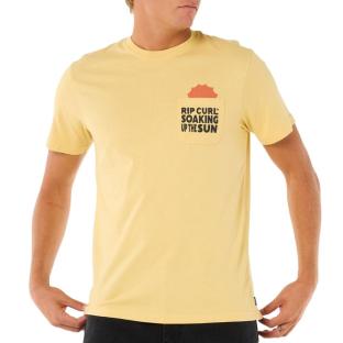 T-Shirt Jaune Homme Rip Curl Sun Soaker
