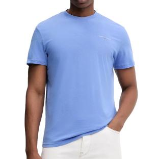 T-shirt Bleu Homme Tommy Hilfiger Tjm Slim Linear