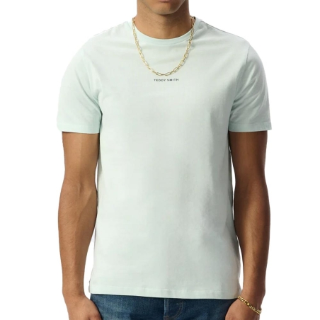 T-shirt Bleu Ciel Homme Teddy Smith Soy