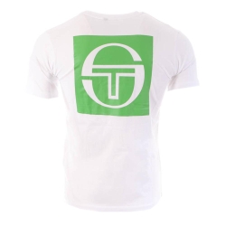 T-shirt Blanc Homme Sergio Tacchini Squared