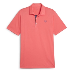 Polo de Golf Orange Homme Puma Pure 2.0