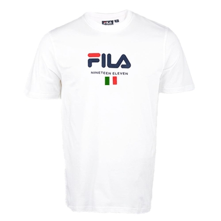 T-shirt Blanc Homme Fila Trellis