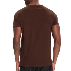 T-shirt Marron Homme Tommy Hilfiger Tjm Xslim Jersey
