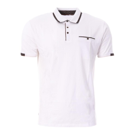 Polo Blanc Homme RMS26 91300