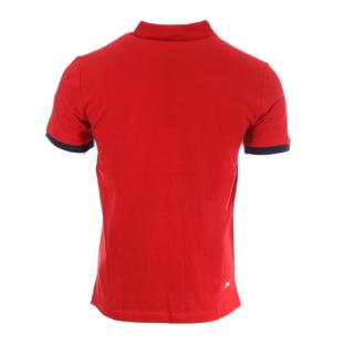 Polo Rouge/Blanc Homme Hungaria Pacaya