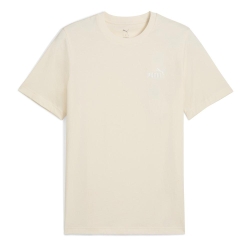 T-Shirt Beige Homme Puma Small