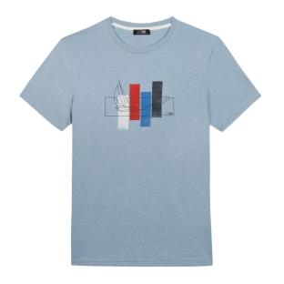 T-Shirt Bleu Homme TBS Horizon