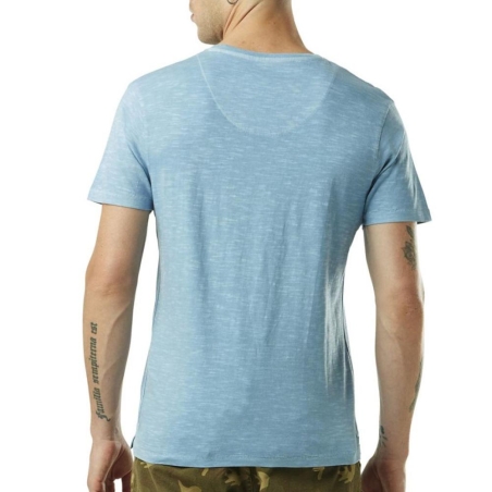T-shirt Bleu/Crème Homme Von Dutch TYRON