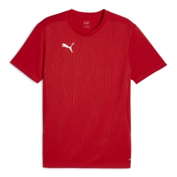 T-Shirt Rouge Homme Puma Teamfinal