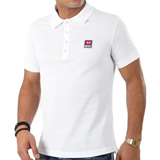 Polo Blanc Homme Diesel T-Smith