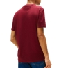 T-Shirt Bordeaux Homme Tommy Hilfiger Reg Linear