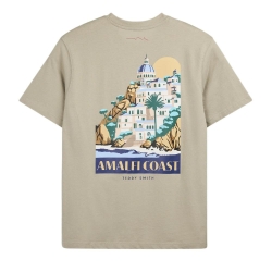 T-Shirt Kaki Homme Teddy Smith Coast