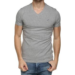 Lot de 2 T-Shirts Noir/Gris Homme Kaporal GIFTH
