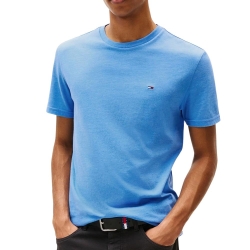 T-shirt Bleu Homme Tommy Hilfiger Tjm X Slim Jaspes