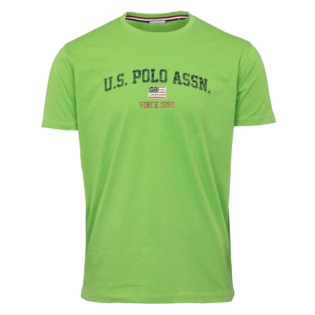T-Shirt Vert Homme US Polo ASSN Nick