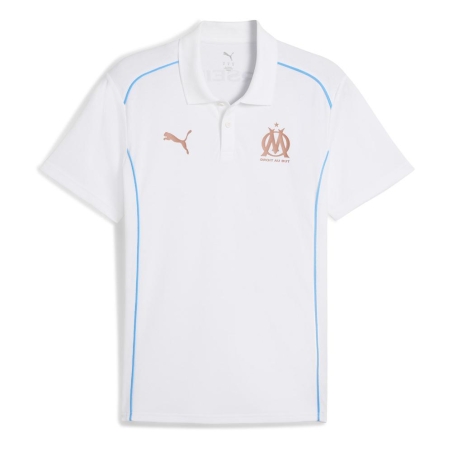 OM Polo Blanc Homme Puma