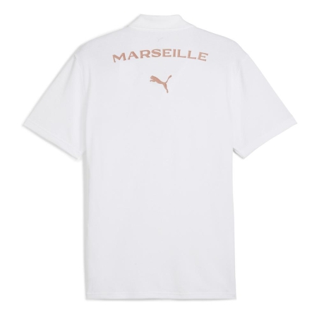 OM Polo Blanc Homme Puma