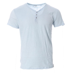 T-shirt Bleu Homme Paname Brothers TAZIO