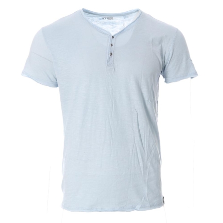 T-shirt Bleu Homme Paname Brothers TAZIO