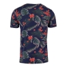 T-shirt Marine/Rouge Homme La Maison Blaggio Fleur