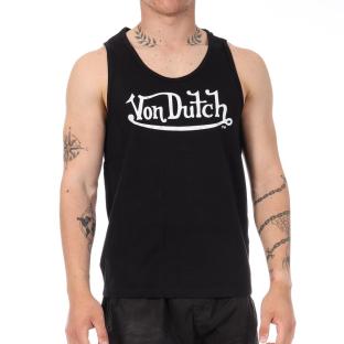 Débardeur Noir Homme Von Dutch Poitrine