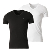 Lot de 2 T-Shirts Blanc/Noir Homme Kaporal GIFTH
