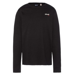 T-shirt Noir Homme Schott BRODEDML