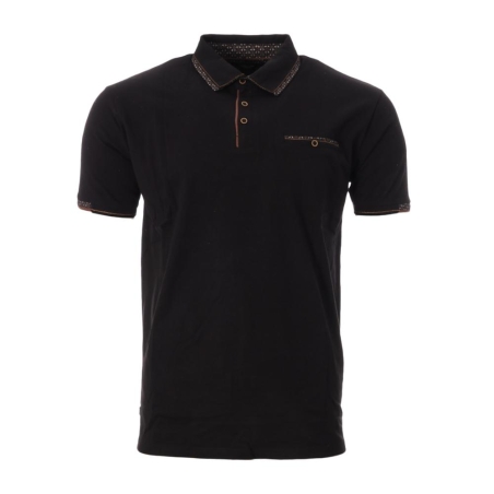 Polo Noir Homme RMS26 91300