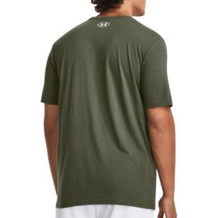 T-shirt Kaki Homme Under Armour Camo Chest Stripe