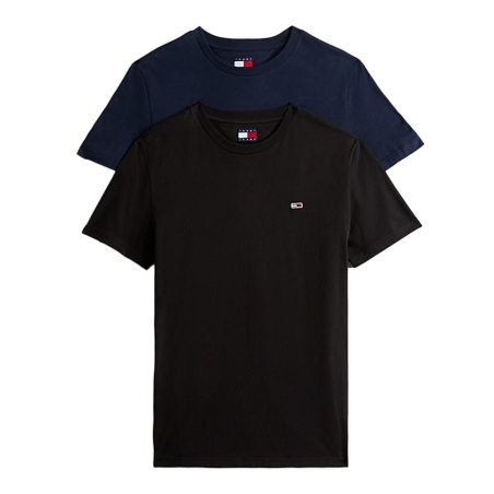 Lot de 2 T-Shirt Noir/Marine Homme Tommy Hilfiger DM0DM20687