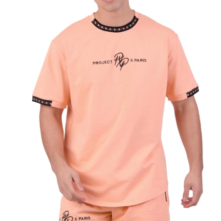 T-Shirt Orange Homme Project X Paris