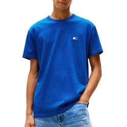 T-shirt Bleu Homme Tommy Jeans Reg Badge DM0DM20322
