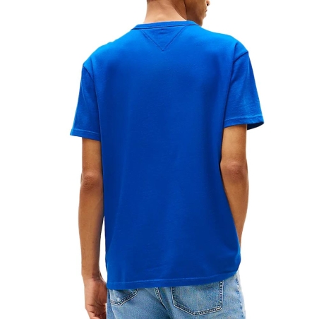 T-shirt Bleu Homme Tommy Jeans Reg Badge DM0DM20322