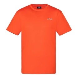 T-shirt Orange Homme Schott EMB