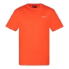 T-shirt Orange Homme Schott EMB