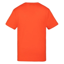 T-shirt Orange Homme Schott EMB