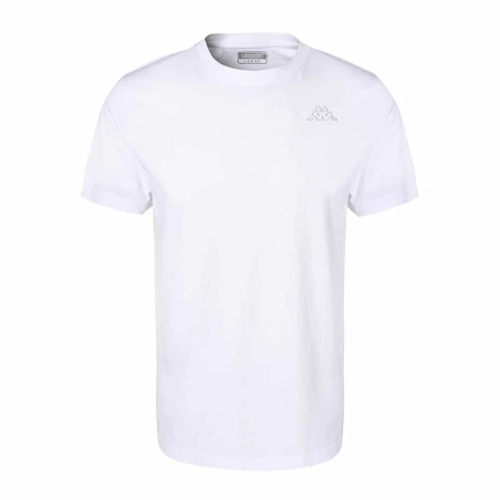 T-shirt Blanc Homme Kappa Cafers