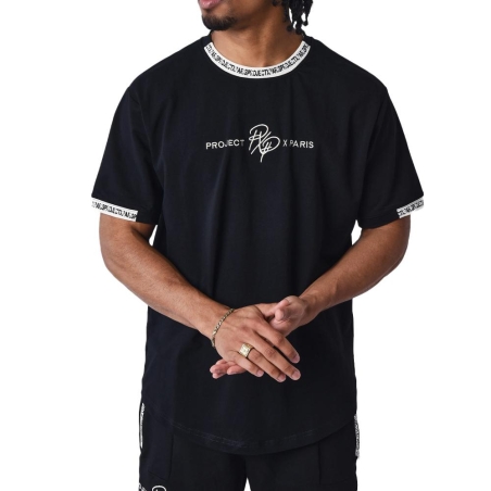 T-Shirt Noir Homme Project X Paris