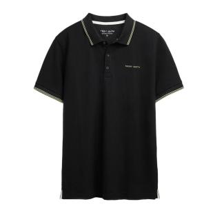 Polo Noir/Kaki Homme Teddy Smith Pasian 2