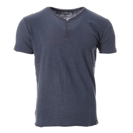 T-shirt Bleu Marine Homme Paname Brothers TAZIO
